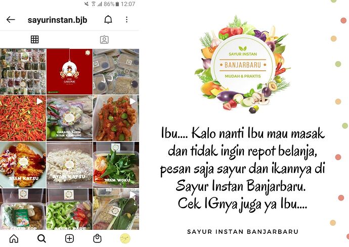 Sayur Instan Banjarbaru Rumii Raung Mimpi Ibu Ibu Punya Mimpi
