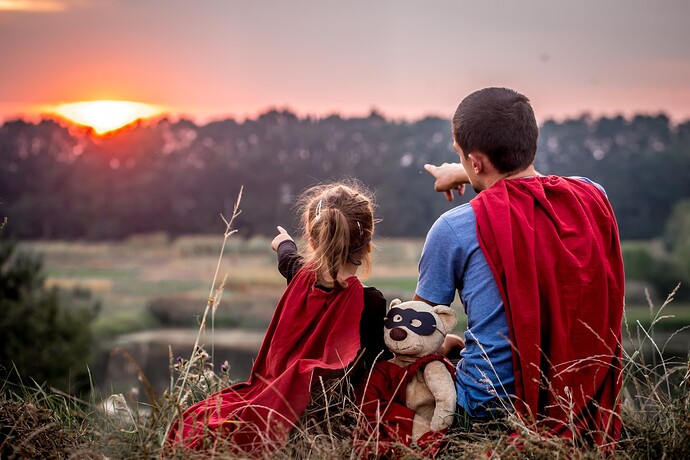 little-girl-with-dad-dressed-super-heroes-happy-loving-family